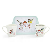 Load image into Gallery viewer, Pimpernel Wrendale Designs Mug & Tray Set - One Snowy Day