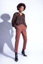 Load image into Gallery viewer, Funky Staff Alva Blouse - Toffee Zebra