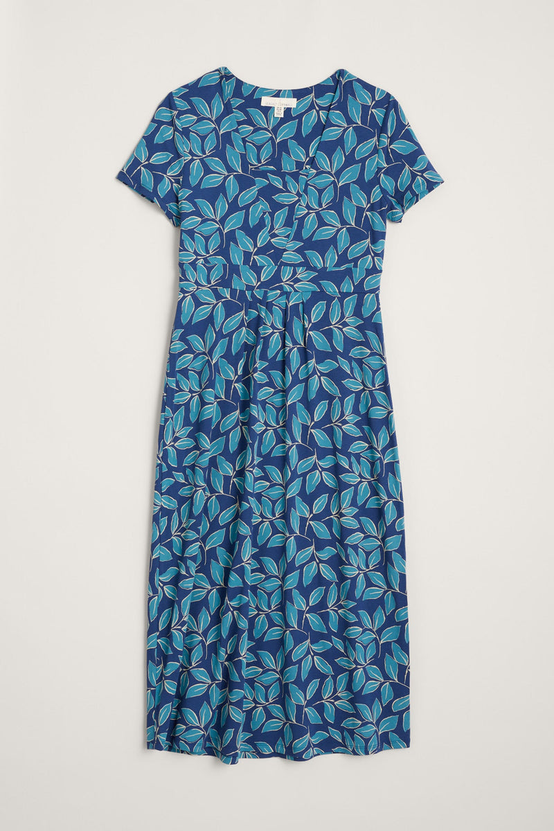 Seasalt Cornwall Seed Packet Dress Sketch Leaf Yacht Monty & Moo