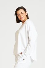 Load image into Gallery viewer, Est1971 Raw L/S Cotton Sweatshirt - White