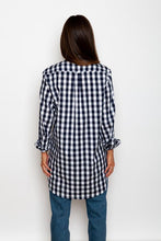 Load image into Gallery viewer, Irving & Powell Crosby Band Collar Gingham Tunic