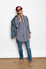 Load image into Gallery viewer, Irving & Powell Crosby Band Collar Gingham Tunic