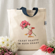 Load image into Gallery viewer, Twigseeds Organic Cotton Tote Bag - Beauty