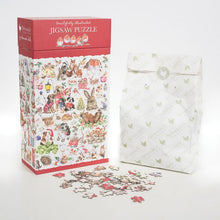 Load image into Gallery viewer, Wrendale Jigsaw Puzzle - A Country Set Christmas