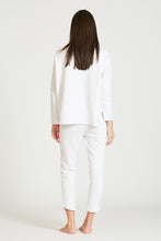 Load image into Gallery viewer, Est1971 Raw L/S Cotton Sweatshirt - White
