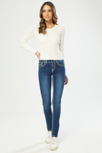 Load image into Gallery viewer, New London Jeans - Chelsea - Denim with White stitching