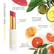 Load image into Gallery viewer, Luk Beautifood Lip Nourish - Ruby Grapefruit