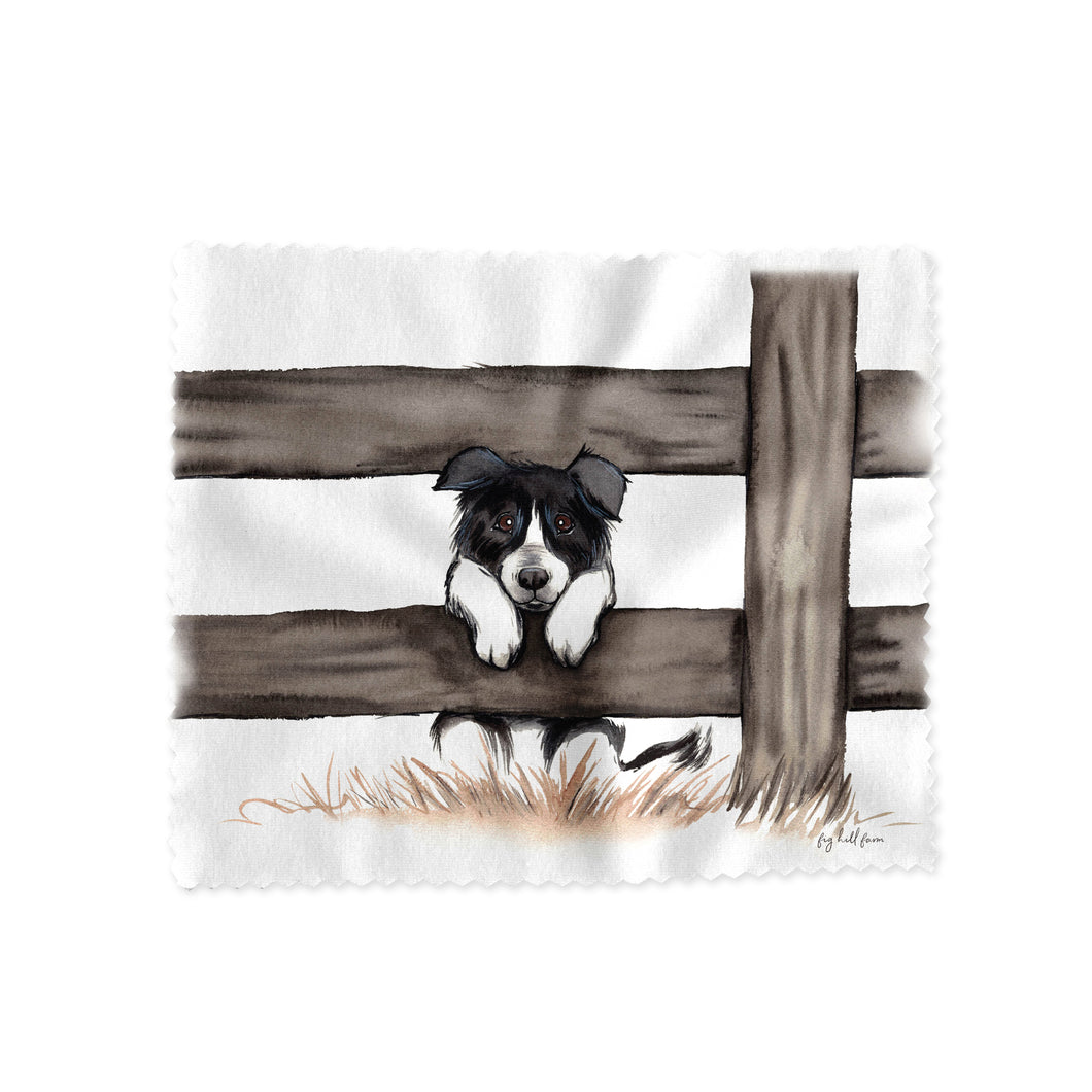 Fig Hill Farm Lens Cloth - Curious Collie