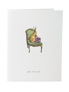 Tokyo Milk Greeting Card - Just for You Rabbit