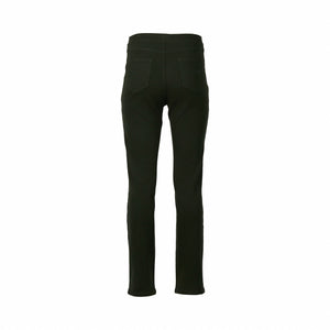 Vassalli Slim Leg Knit Denim Pull on Pant - Forest