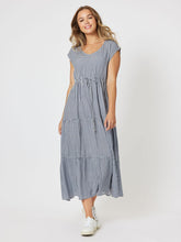 Load image into Gallery viewer, Threadz Check It Out Dress - Navy
