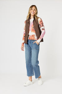 Gordon Smith Brighton Puffer Vest - Chocolate