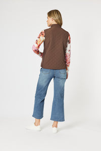 Gordon Smith Brighton Puffer Vest - Chocolate