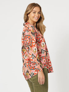 Threadz Cotton Lola Print Shirt