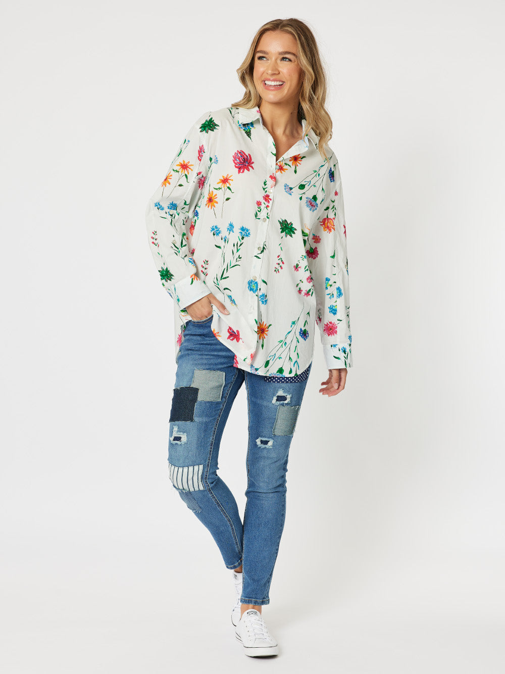 Threadz Cotton Botanical Shirt