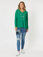 Load image into Gallery viewer, Threadz Cest La Vie Sweat - Ivy
