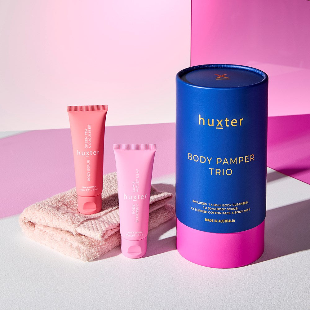 Huxter Body Pamper Trio - Cobalt Blue