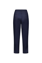 Load image into Gallery viewer, Vassalli Linen Pant with Full Elastic Waistband - Ink
