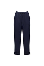 Load image into Gallery viewer, Vassalli Linen Pant with Full Elastic Waistband - Ink
