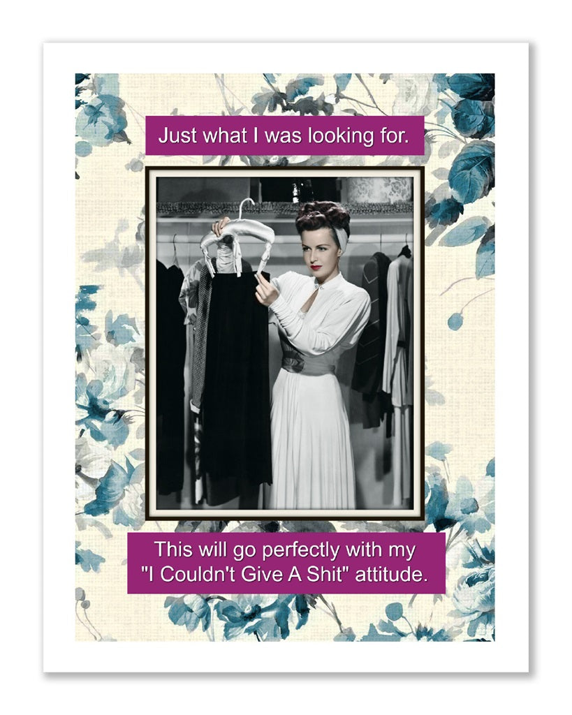 Greeting Card - Couldn't Give A Shit Attitude