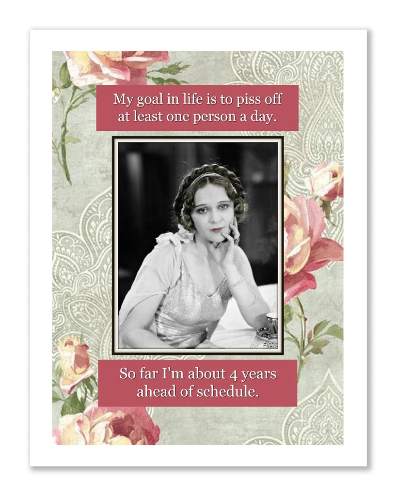 Greeting Card - Goal in Life