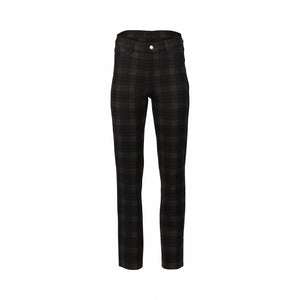 Vassalli Slim Leg Printed Ponti Pant - Oak