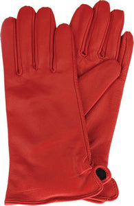 Ladies Classic Leather Glove - Red