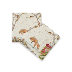 Kate of Kensington Pair of Coasters - Winter Post