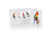 Load image into Gallery viewer, Jeremy Boot Gift Card Pack of 8 - Australian Colourful Parrots
