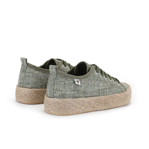 Walk in Pitas Linen Sneaker - Khaki