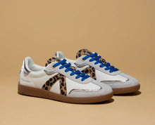 Load image into Gallery viewer, ASFVLT Sneakers - Elite Classic White/Leopard/Blue
