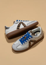 Load image into Gallery viewer, ASFVLT Sneakers - Elite Classic White/Leopard/Blue
