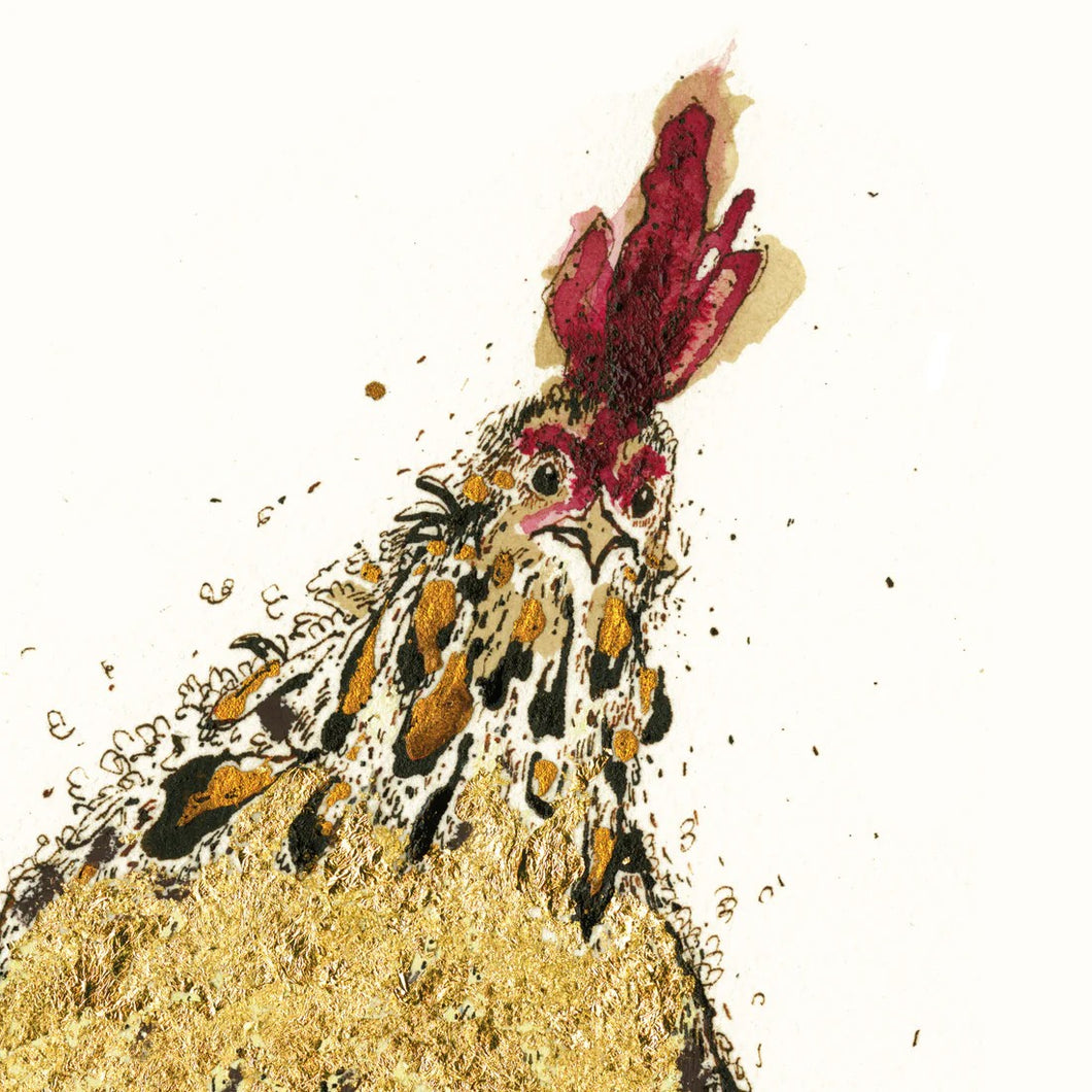 Anna Wright Card - Hen