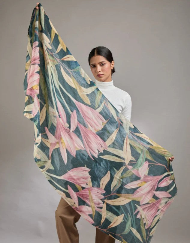 Australian Merino Wool Scarf - Velvet