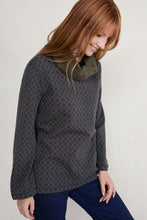 Load image into Gallery viewer, Seasalt Cornwall Beacon Glow Reversible Top - Dotty Circles Squid Ink
