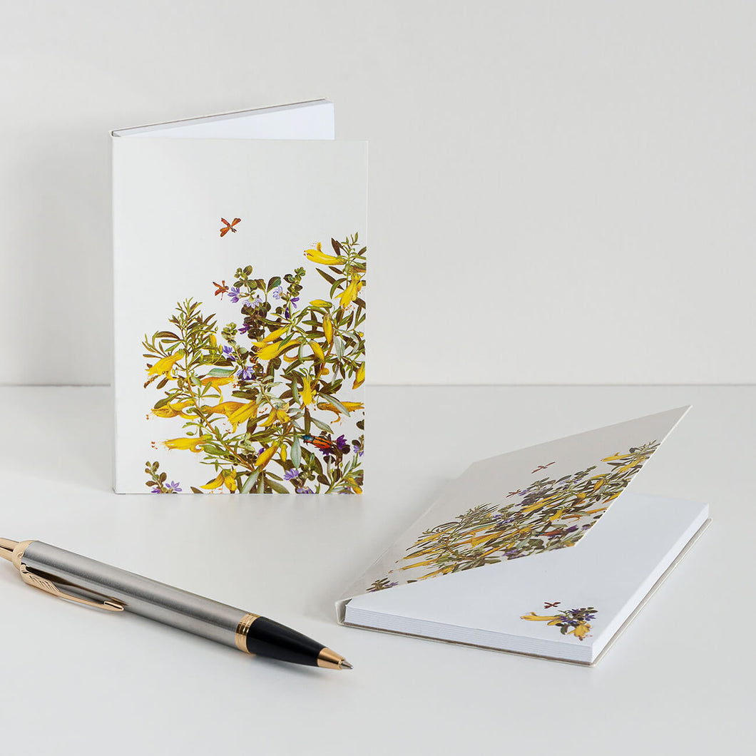 Bell Art Notepad Woodlands - Emu Bush & Fan Flower