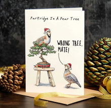 Load image into Gallery viewer, Christmas Card - Partridge Bonsai
