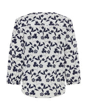 Load image into Gallery viewer, Brax Velia Shirt - White/Navy
