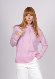 Bridge & Lord Snood Neck Jumper - Tea Rose