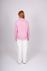 Bridge & Lord Snood Neck Jumper - Tea Rose