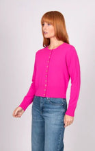 Load image into Gallery viewer, Bridge &amp; Lord Cropped Cardigan - Fuchsia
