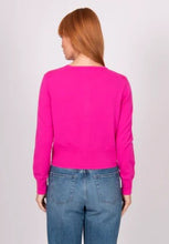 Load image into Gallery viewer, Bridge &amp; Lord Cropped Cardigan - Fuchsia
