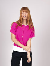 Load image into Gallery viewer, Bridge &amp; Lord Wool/Cashmere Vest - Fuchsia
