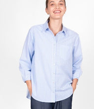 Load image into Gallery viewer, Bridge &amp; Lord Check Shirt - Cornflower
