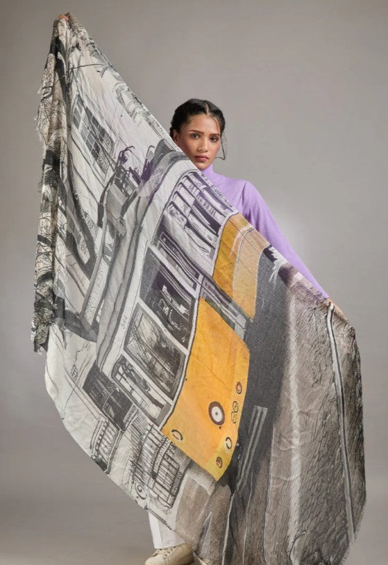 Cashmere Blend Scarf - Lisbon