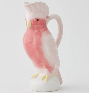 Ceramic Birdie Jug - Pinks