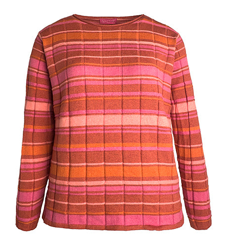 N.O.K. Nature of Knitwear Cashmere/Cotton Lola Jumper - Rust