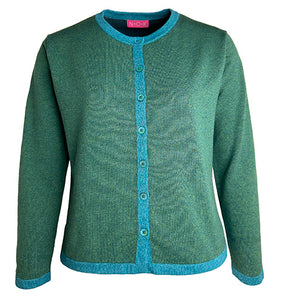 N.O.K. Nature of Knitwear Noa Cardigan - Emerald