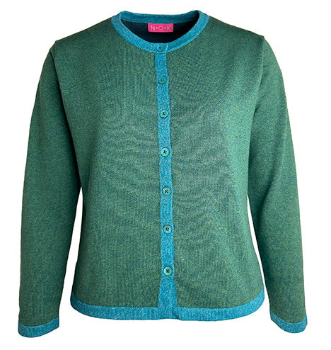 N.O.K. Nature of Knitwear Noa Cardigan - Emerald
