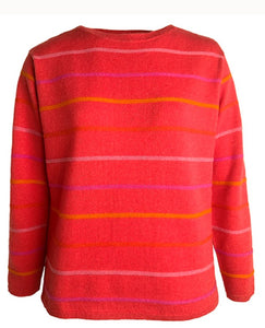 N.O.K Nature of Knitwear Unita wool Jumper - Raspberry